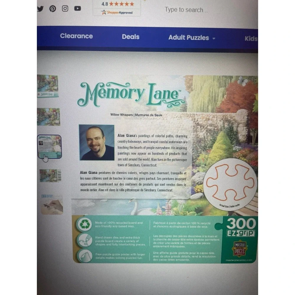 Memory Lane - Willow Whispers Puzzle‎